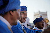 Men wearing traditional Berber costumes, Morocco