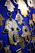 Pieces of jewellery Hamsa, Souq, Marrakesh, Morocco