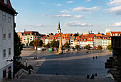 Cathedral Steps, Cathedral Square, Domplatz, Erfurt, Thuringia, Germany