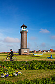 Lighthouse, Juist Island, Nationalpark, North Sea, East Frisian Islands, East Frisia, Lower Saxony, Germany, Europe