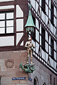 Pilatushaus, Tiergärtnertorplatz, Nürnberg, Mittelfranken, Bayern, Deutschland