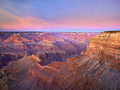 Grand Canyon as seen from Mohave Point at sunset, Grand Canyon National Park, Arizona