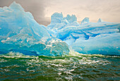 Iceberg floating at sea, western Antarctica