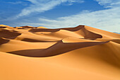 Sand dunes in desert landscape, Libya