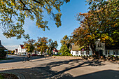 Main street in Keitum, Sylt, Schleswig-Holstein, Germany