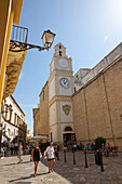 Kathedrale Sant'Agata in der Altstadt von Gallipoli, Provinz Lecce, Region Apulien, Golf von Tarent, Italien, Europa
