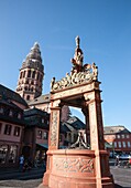Market Fountain, Mainz Germany.
