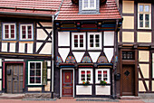 Fachwerkhäuser in Stolberg, Harz, Sachsen-Anhalt, Deutschland, Europa