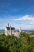 Neuschwanstein castle, Hohenschwangau near Fuessen, Allgaeu, Bavaria, Germany