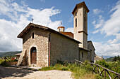 San Pietro fuori le Mura church, near Spoleto, St. Francis of Assisi, Via Francigena di San Francesco, St. Francis Way, Spoleto, province of Perugia, Umbria, Italy, Europe