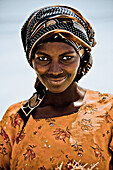 Young woman, Zanzibar, Tanzania, Africa