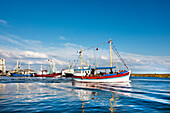 Hafenausfahrt, Büsum, Dithmarschen, Schleswig-Holstein, Deutschland