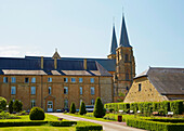 Former Benedictine monastery, Mouzon, Vallée de Meuse, Dept. Ardennes, Region Champagne-Ardenne, France, Europe