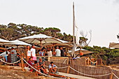 Beach Club, Can Blaiet, Formentera, Balearen, Spanien