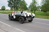 RILEY MPH Works Prototype and BMW 328, Mille Miglia, 1000 Miglia, Mirandola, Modena, Italy, Europe