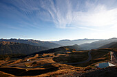 Mountain pass, Jaufenpass, South Tyrol, Italy