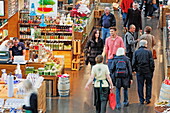 Einkaufen in der Schrannenhalle, München, Oberbayern, Bayern, Deutschland