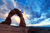 Sunset at Delicate Arch in Arches National Park, Utah Arches National Park, Utah, USA