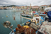 Fischerboote, Porto Maurizio, Imperia, Provinz Imperia, Ligurien, Italien