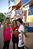 Three femal students, Bahir Dar, Amhara region, Ethiopia