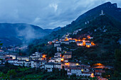 Ferentillo, Precetto-Viertel, Dorf im Tal der Nera, Valnerina, Franziskus von Assisi, Via Francigena di San Francesco, Franziskusweg, Provinz Terni, Umbrien, Italien, Europa