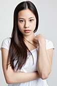 Serious Chinese woman, Seattle, WA, USA