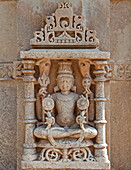 Carving at Sas-Bahu Temple at Eklingji, Udaipur, Rajasthan, India