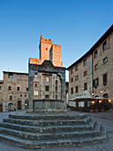 Piazza della Cisterna, Tuscany, Italy