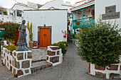 Rincón de Nestor Álamo, Gasse in Tejeda, Dorf, Gran Canaria, Kanarische Inseln, Spanien, Europa