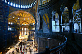 Blick in die Hagia Sophia, Istanbul, Türkei