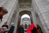 Main gate to Sueleymaniye Mosque, Istanbul, Turkey