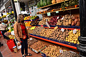 Vegetable stall, Mercado, Santa Cruz, Tenerife, Canary Islands, Spain