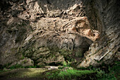 Hohlenstein Höhle, Lonetal, Baden-Württemberg, Deutschland
