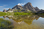 Neunerkofel, Bodenalpe, Bodenseen lake, South Tyrol, Dolomites, Italy