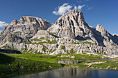 Neunerkofel, Bödenalpe, Bödenseen, Südtirol, Dolomiten, Italien