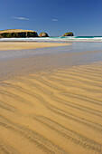 Sandy beach at Tautuku Bay, Otago, South Island, New Zealand