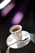 Cup of espresso, Provence, France