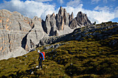 Walker, Croda da Lago, Ampezzan Dolomites, Veneto, Italy