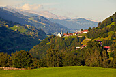 Landscape near Disentis, Cavardiras, Surselva, Vorderrhein, Rhine, Canton of Grisons, Switzerland, Europe