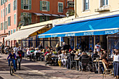 Le Safari, Restaurant, Cours de Saleya, Nizza, Provence-Alpes-Côte d'Azur, Alpes-Maritimes, Frankreich, Europa