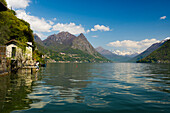 Gandria, Lugano, Luganer See, Lago di Lugano, Kanton Tessin, Schweiz