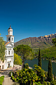 Church in Vico Morcote, Lugano, Lake Lugano, Lago di Lugano, canton of Ticino, Switzerland