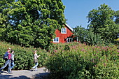 Insel Fjäderholmarna, Stockholm, Schweden