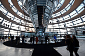 in der Kuppel vom Reichstag, Berlin, Deutschland