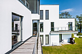 villa in a modern archtecture style, Brandenburg, Germany
