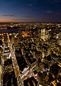 View from Empire State Building, Manhattan, New York City, USA