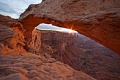 United States, Utah, Canyonlands national park, Mesa Arch.