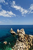 Es Codols Blancs, Cala Deia, Deia. Sierra de Tramuntana. Mallorca. Balearische Inseln. Spanien