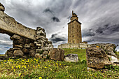 Torre de Hércules World Heritage Site and National Monument, La Coruña, Galicia, Spain