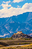 'Stakna Monastery, Leh Valley, Ladakh; Jammu and Kashmir state, India.'